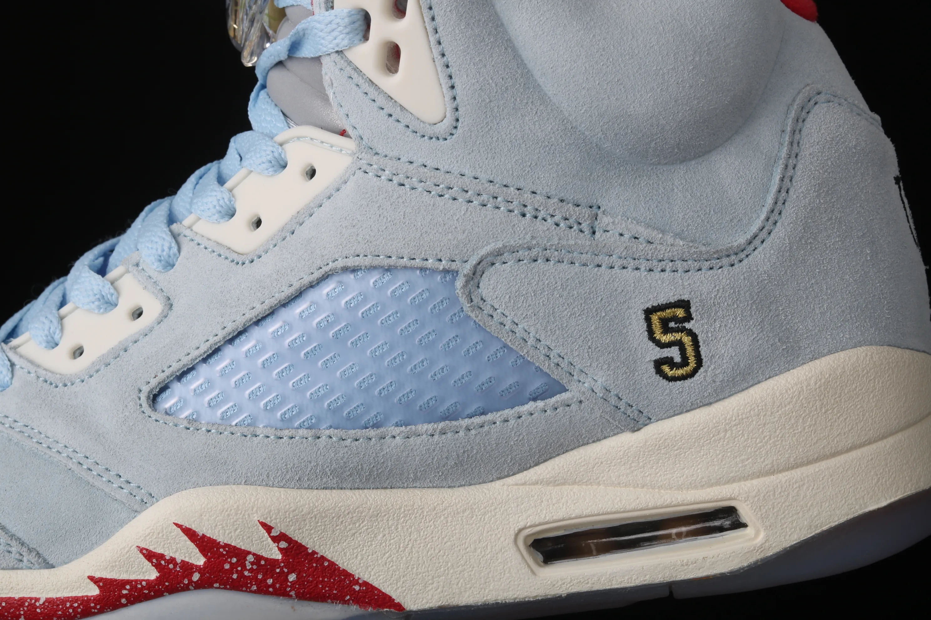 All categories Air Jordan Jordan series basketball shoes Air Jordan 5 Trophy Room x Air Jordan 5 Ice Blue AJ5 Joe 5 joint ice blue CI1899-400